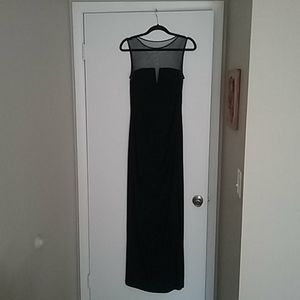 Black evening gown